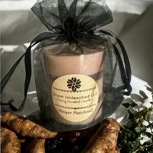 Ginger Patchouli Scented Candle